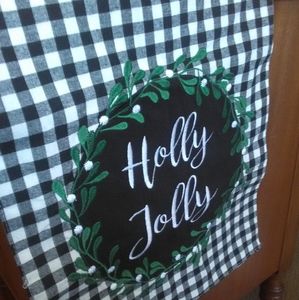 NWT Farmhouse Buffalo Plaid Table Runner